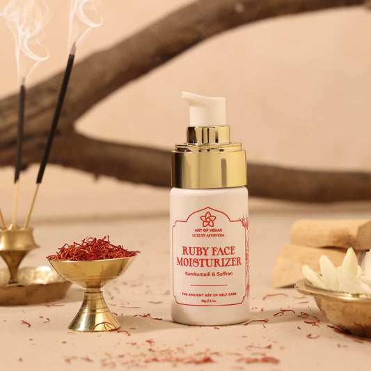 ART OF VEDAS Ruby Face Moisturizer – Ayurvedische hydratatie (50g)