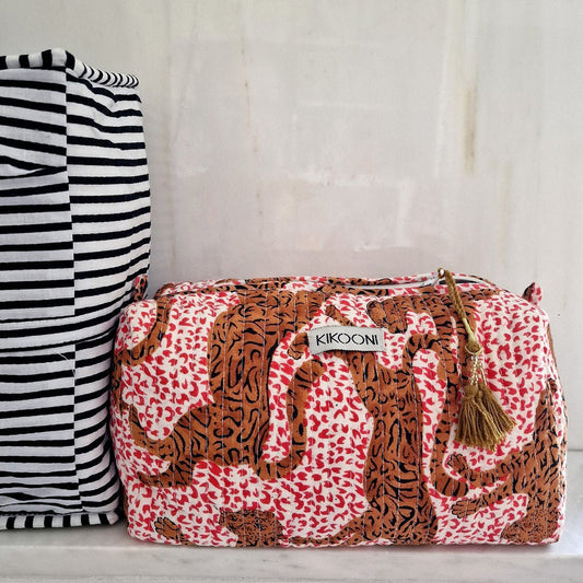 KIKOONI Toilettas "h.Leopard" - Medium