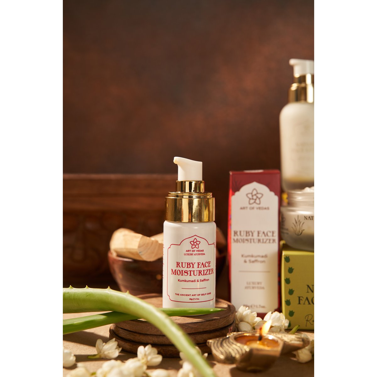 ART OF VEDAS Ruby Face Moisturizer – Ayurvedische hydratatie (50g)