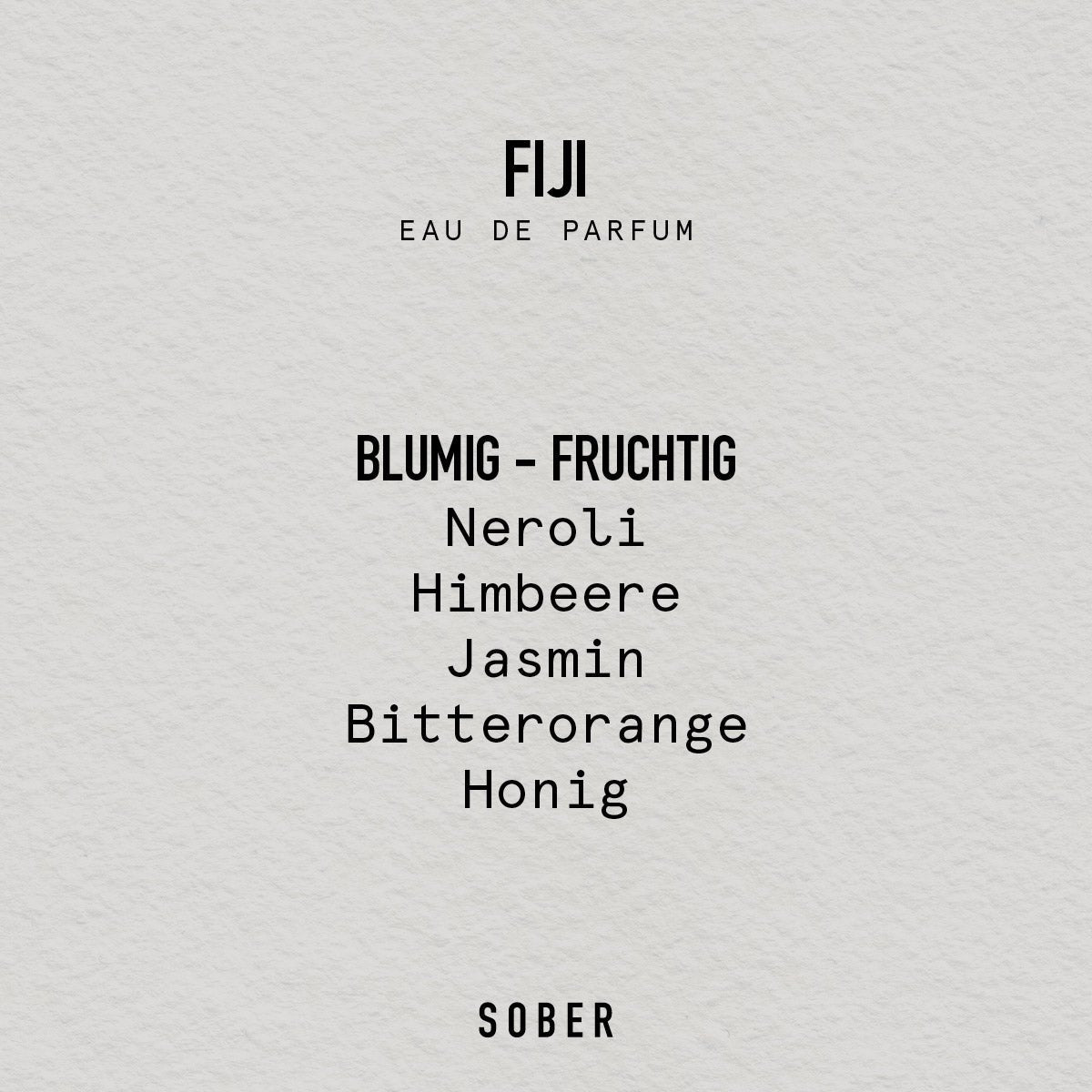 SOBER Eau de Parfum - FIJI