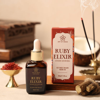 ART OF VEDAS Ruby Elixir Kumkumadi Serum (30ml)