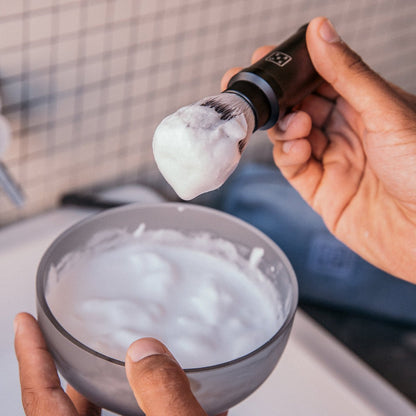 SOBER Zwarte aluminium scheerkwast