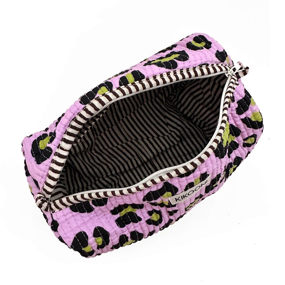 KIKOONI Handgemaakte toilettas “Oh Leo Cosmic Lilac”