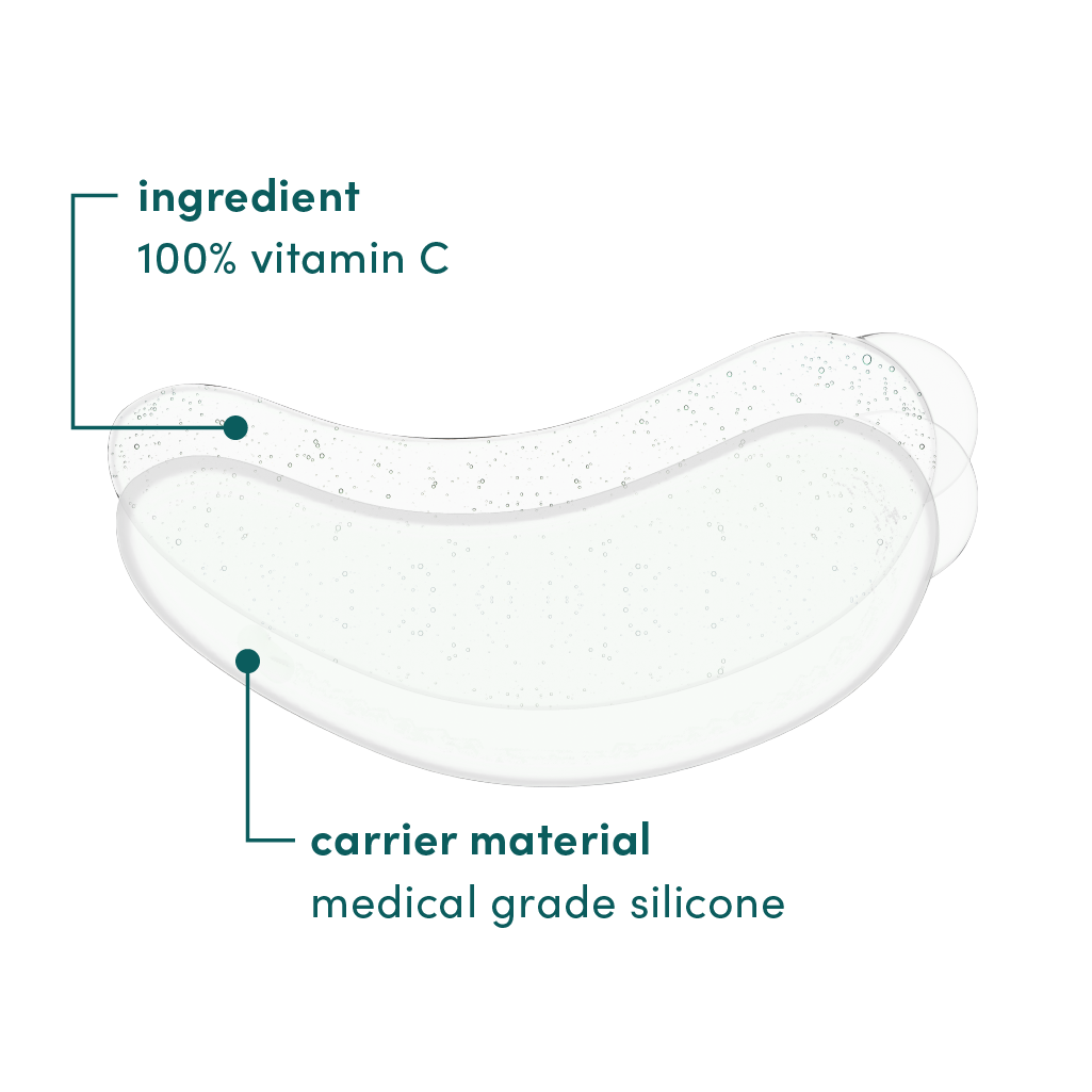 APRICOT Herbruikbare oogmaskers met Vitamine C