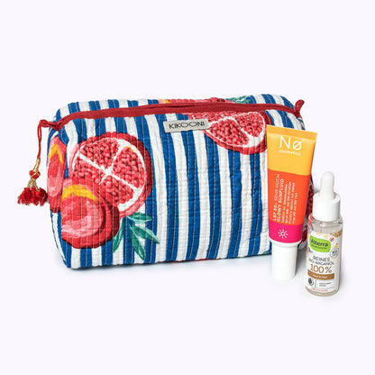 KIKOONI Handgemaakte toilettas "My pomegranate love"