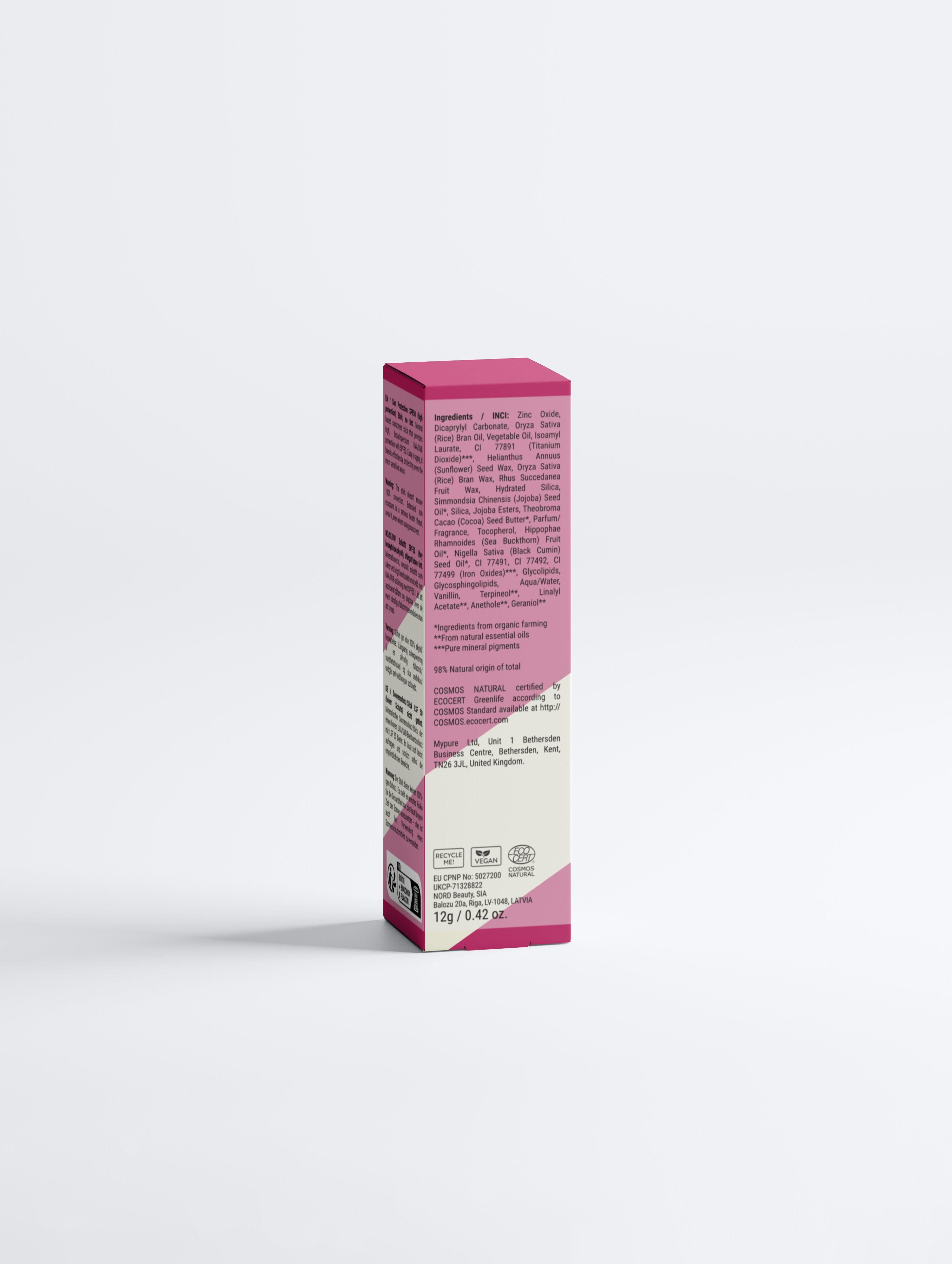 CANTARA SKIN Sun Protection Stick SPF50, no tint