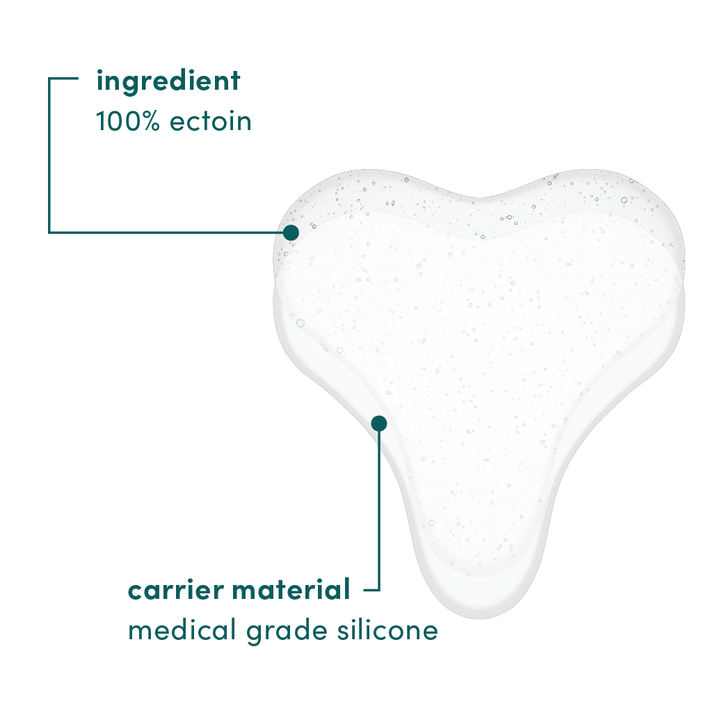 APRICOT Reusable Décolleté Pad met Ectoïne - Gladde en stevigere huid