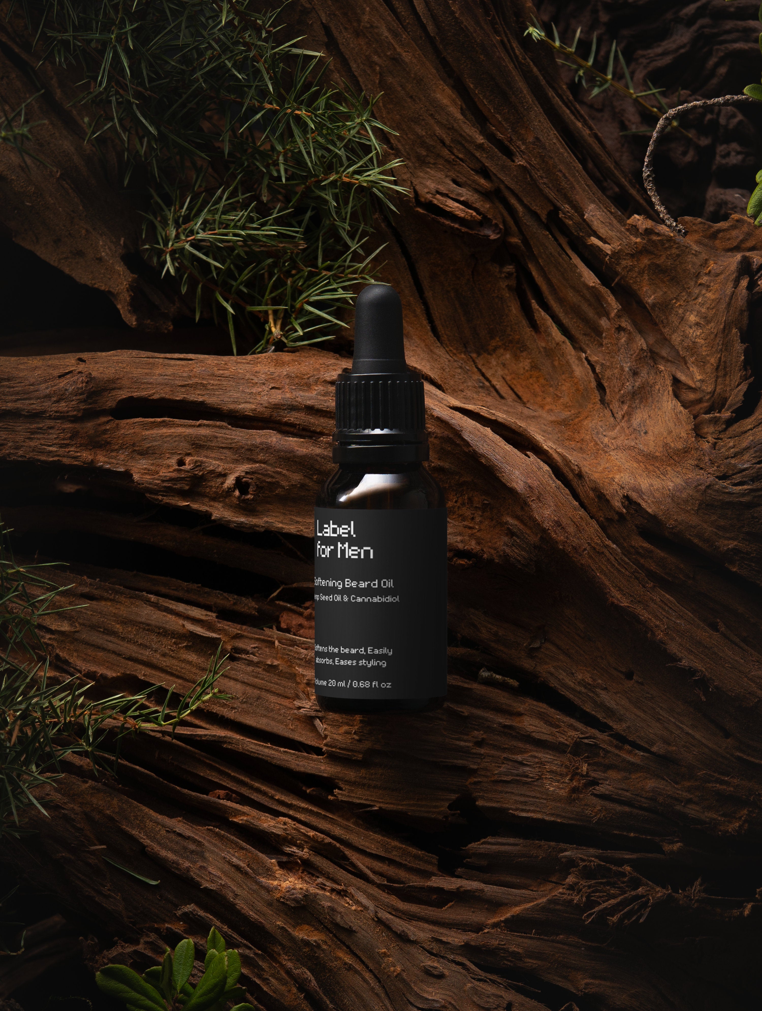 Label for Men - Softening Beard Oil | Niet-vette baardolie voor mannen