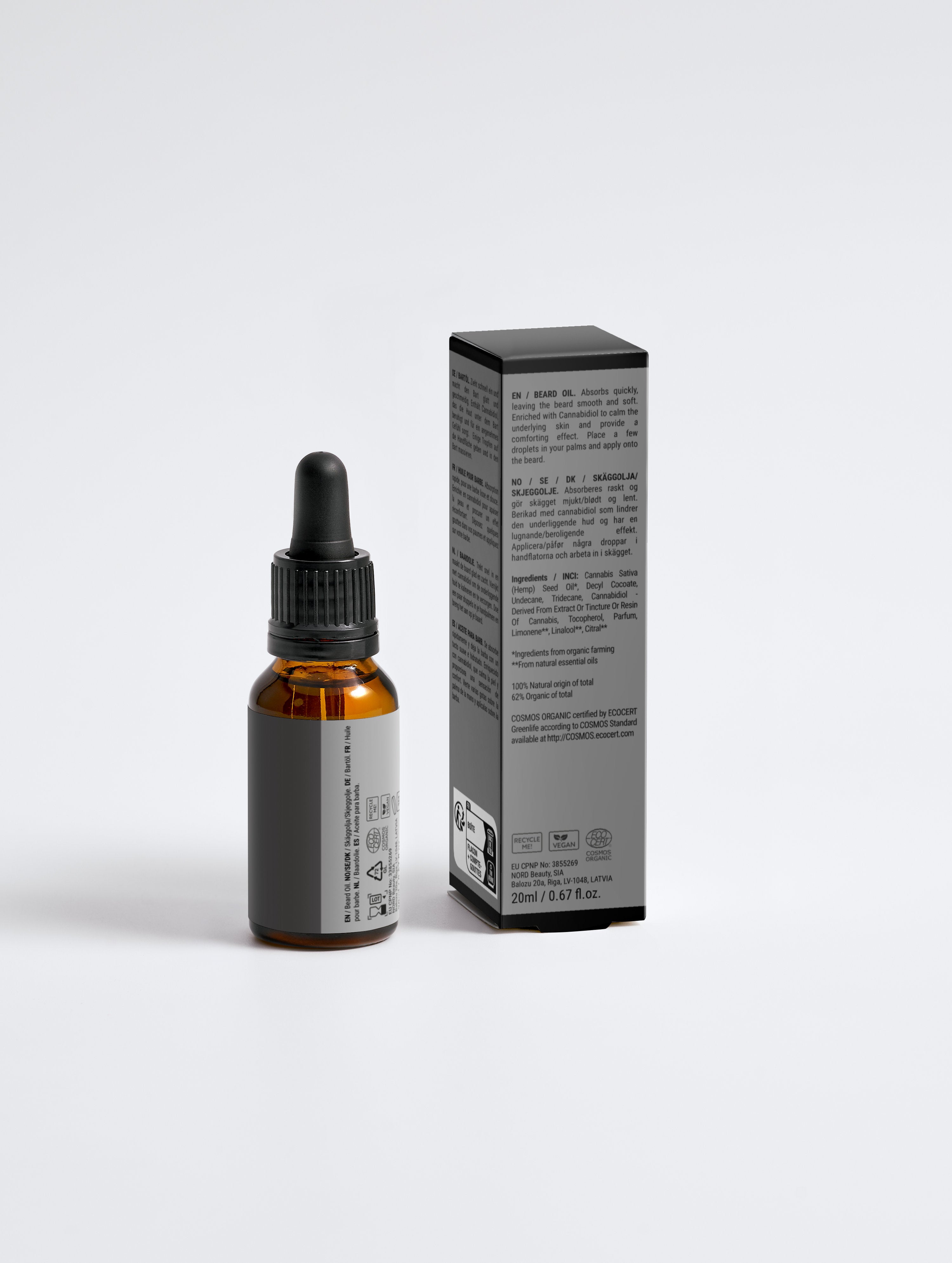 Label for Men - Softening Beard Oil | Niet-vette baardolie voor mannen