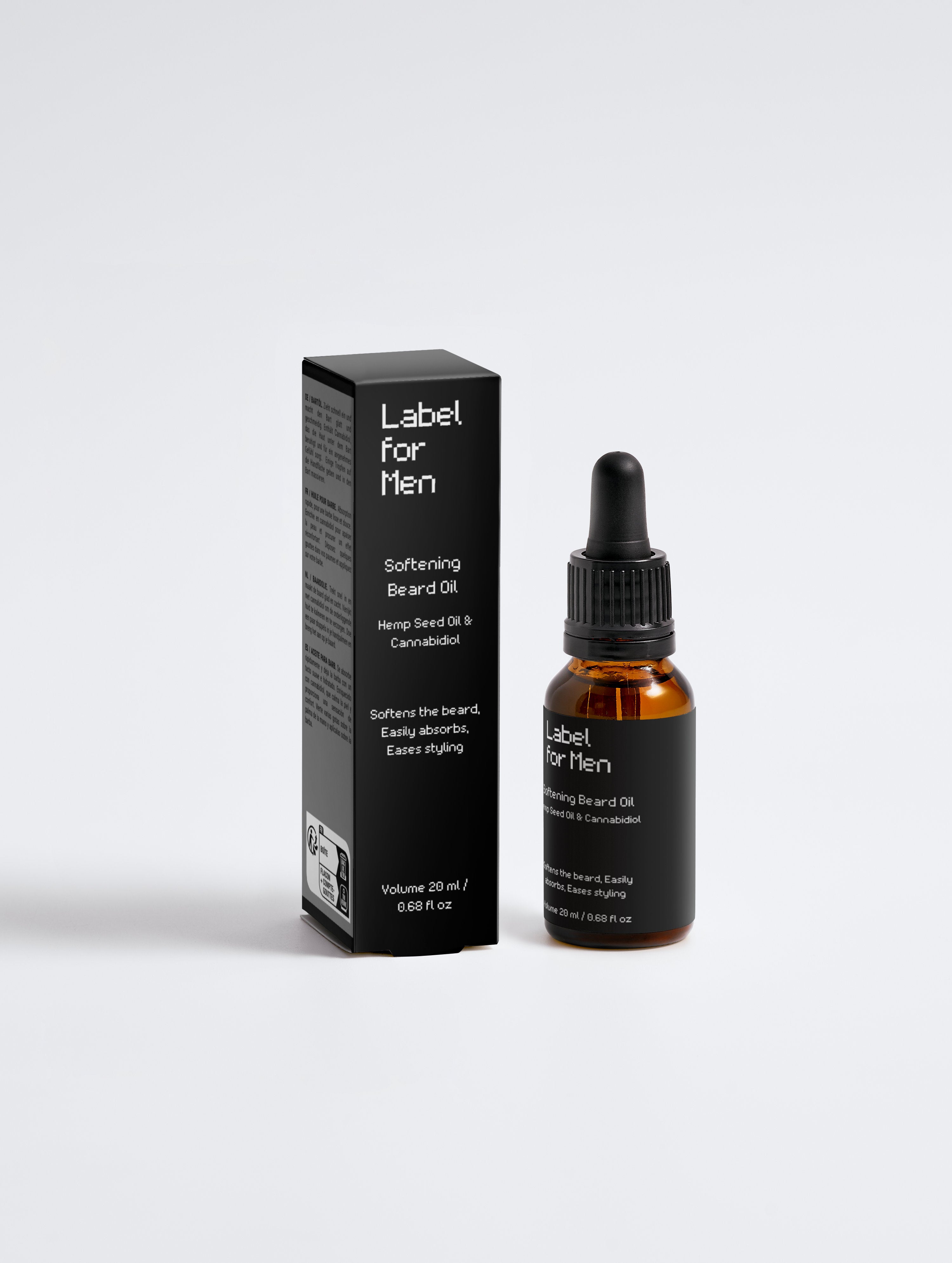 Label for Men - Softening Beard Oil | Niet-vette baardolie voor mannen