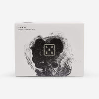 Sober scheerset premium wet grooming kit met zwart-witte marmerprint verpakking