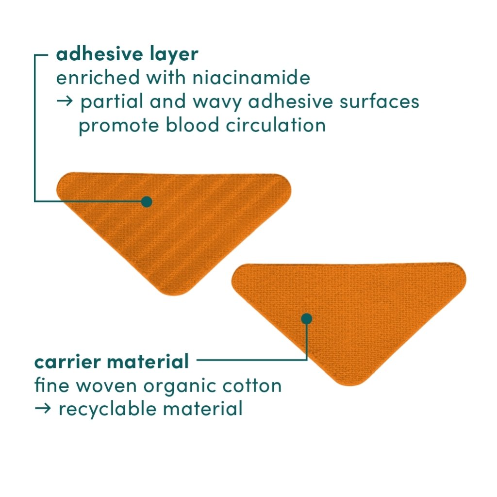 APRICOT Cotton Facial Patches with Niacinamide - Mini Pack