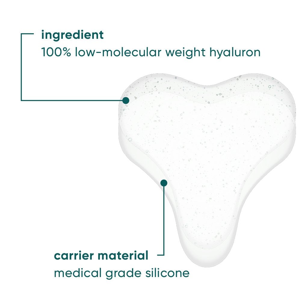 APRICOT Decolleté Pad met Hyaluron