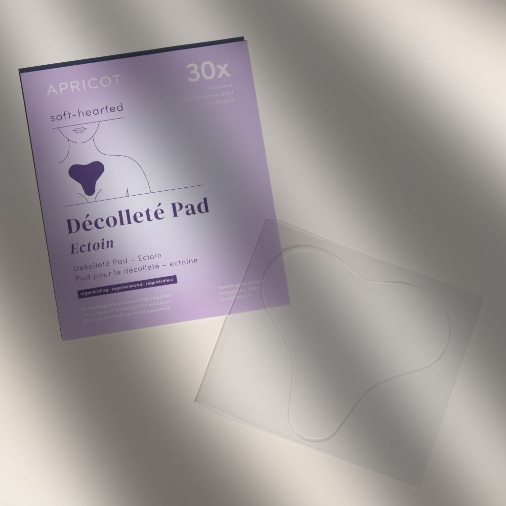 APRICOT Reusable Décolleté Pad met Ectoïne - Gladde en stevigere huid