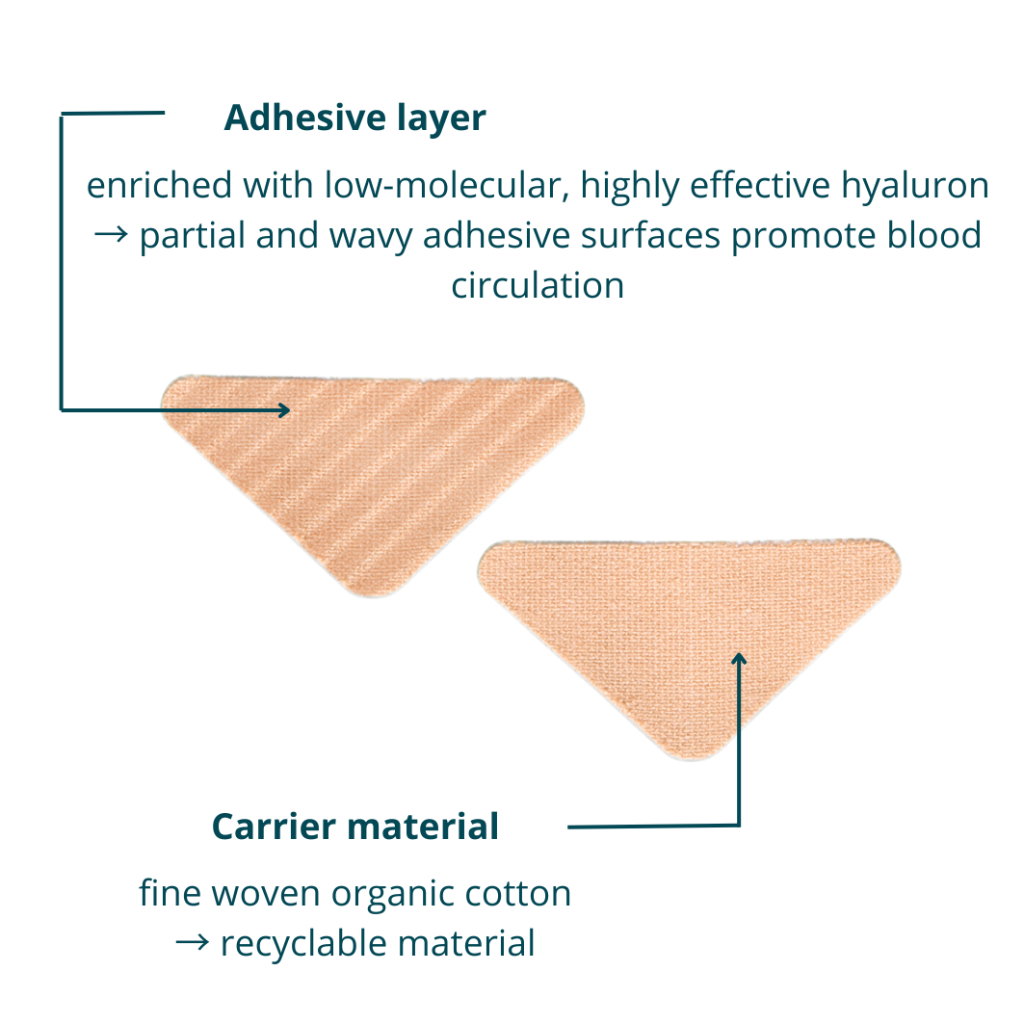 APRICOT Cotton Facial Patches – hyaluron anti-rimpel voorhoofd & fronslijnen