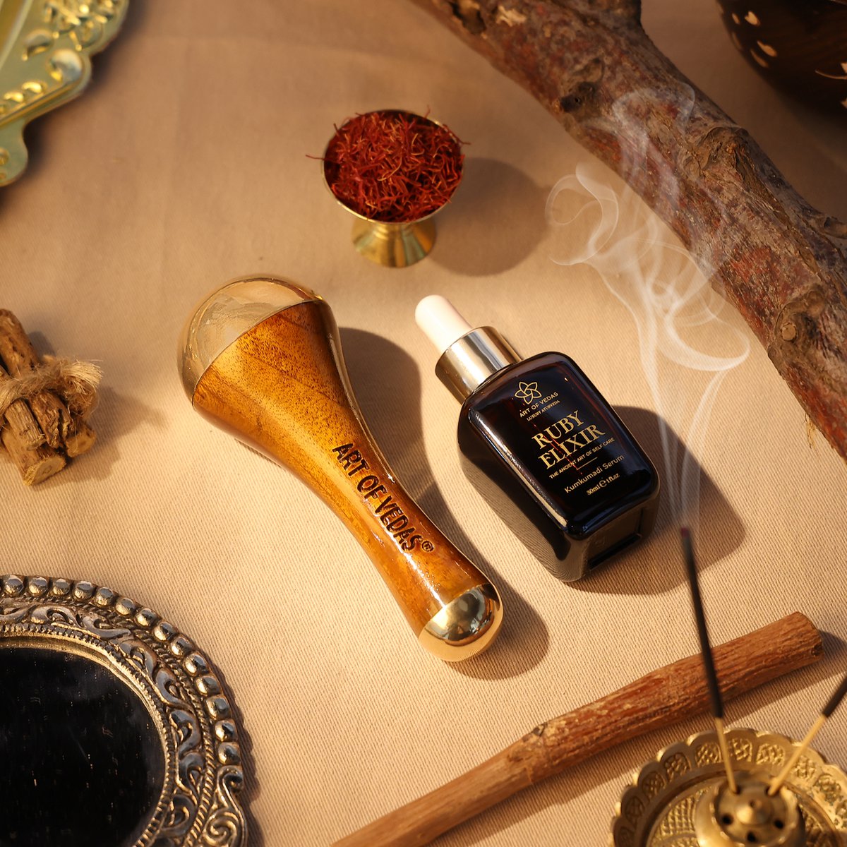 ART OF VEDAS Ruby Elixir Kumkumadi Serum (30ml)